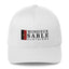 Baseball Cap with stitched logo and flag logo on back