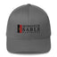 Baseball Cap with stitched logo and flag logo on back